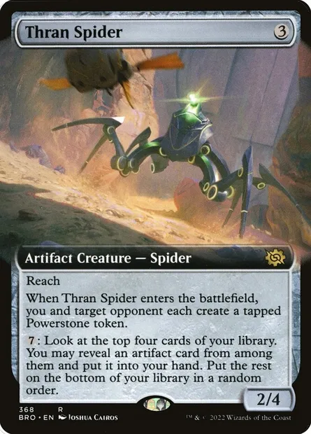 Thran Spider, Magic card BRO 368 — The Brothers' War set
