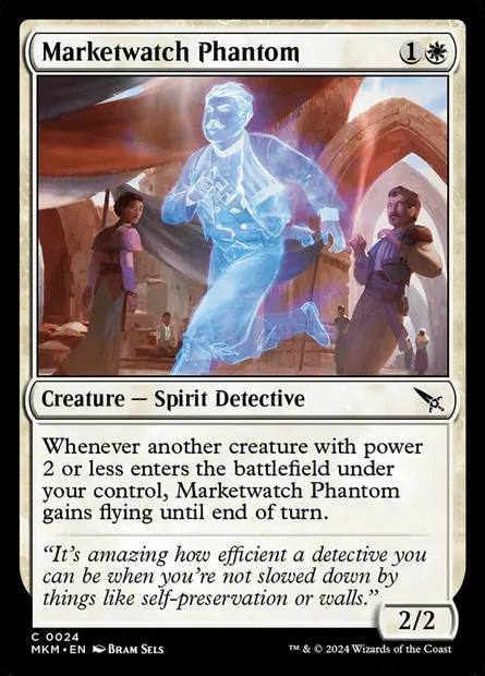 Marketwatch Phantom, Magic card MKM 24 — Murders at Karlov Manor set