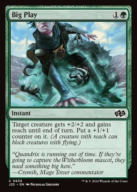 Big Play, Magic card J25 635 — Foundations Jumpstart set