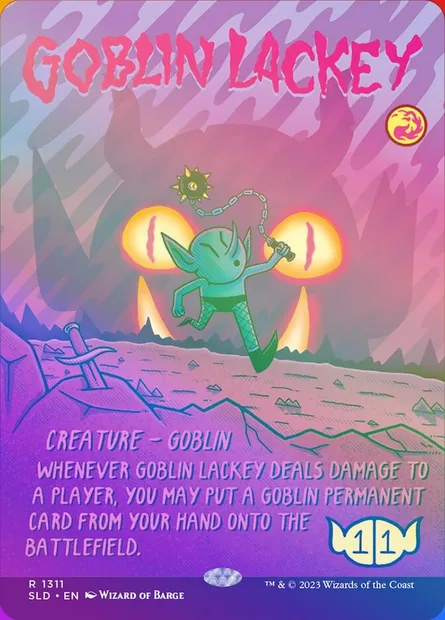 Larbin gobelin, carte Magic SLD 1311★ — extension Secret Lair Drop