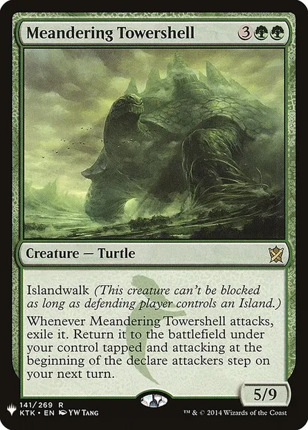 Meandering Towershell, Magic card PLST KTK-141 — The List set