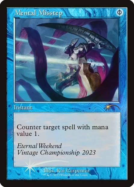 Mental Misstep, Magic card PEWK 2023a — Eternal Weekend set