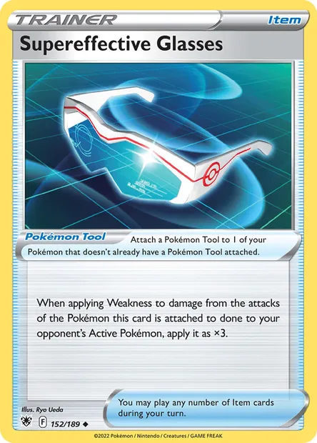 Supereffective Glasses, Pokémon card ASR 152 — Astral Radiance set