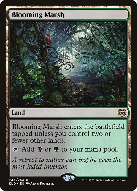 Blooming Marsh, Magic card KLD 243 — Kaladesh set