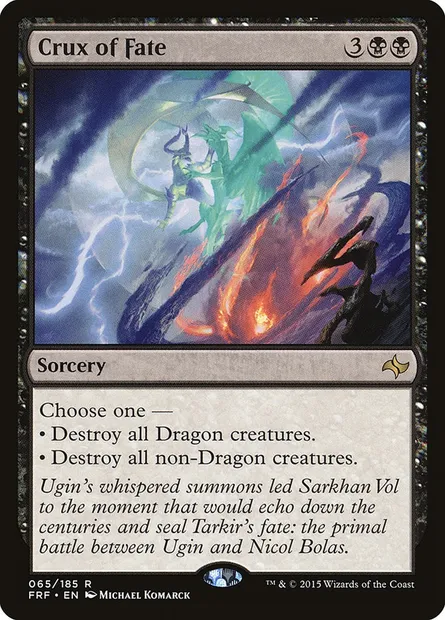 Crux of Fate, Magic card FRF 65 — Fate Reforged set