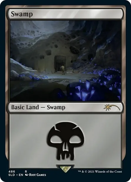 Swamp, Magic card SLD 486 — Secret Lair Drop set