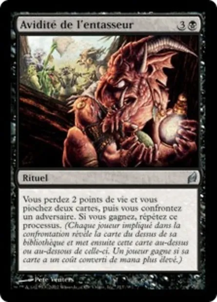 Avidité de l'entasseur, carte Magic LRW 117 — extension Lorwyn
