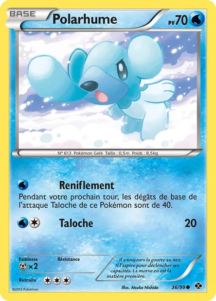 Polarhume, carte Pokémon NXD 36 — extension Destinées Futures