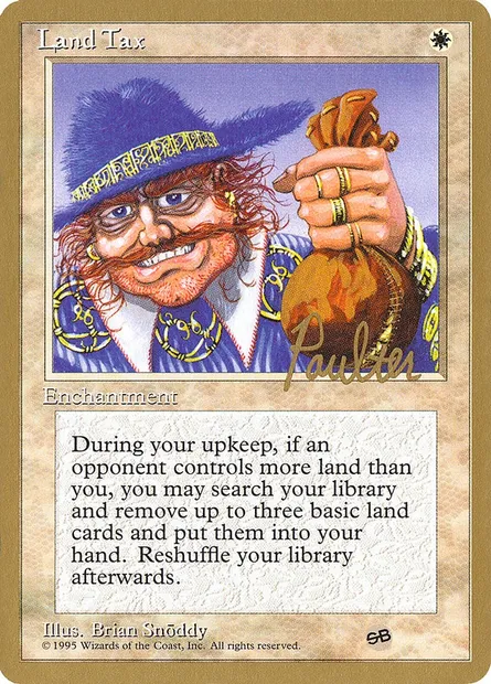 Contribution foncière, carte Magic PTC pp34sb — extension Pro Tour Collector Set
