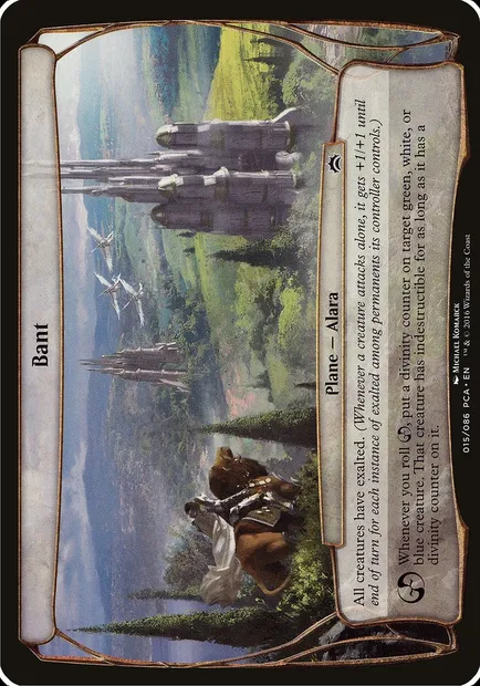 Bant, carte Magic OPCA 15 — extension Planechase Anthology Planes
