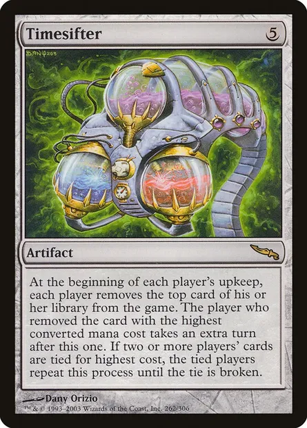 Tamiseur de temps, carte Magic MRD 262 — extension Mirrodin
