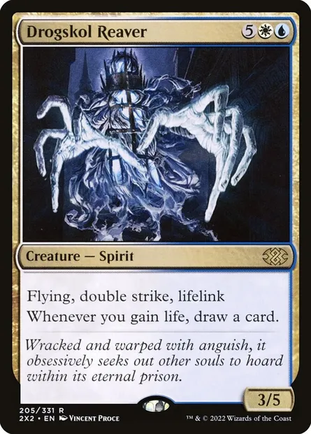 Drogskol Reaver, Magic card 2X2 205 — Double Masters 2022 set