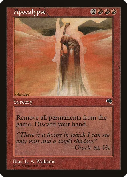 Apocalypse, Magic card TMP 162 — Tempest set