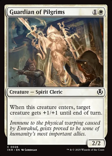 Gardienne des pèlerins, carte Magic INR 26 — extension Innistrad Remastered