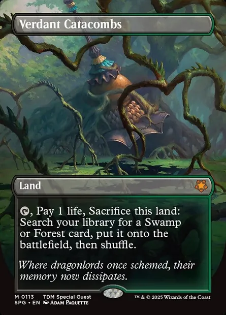 Verdant Catacombs, Magic card SPG 113 — Special Guests set