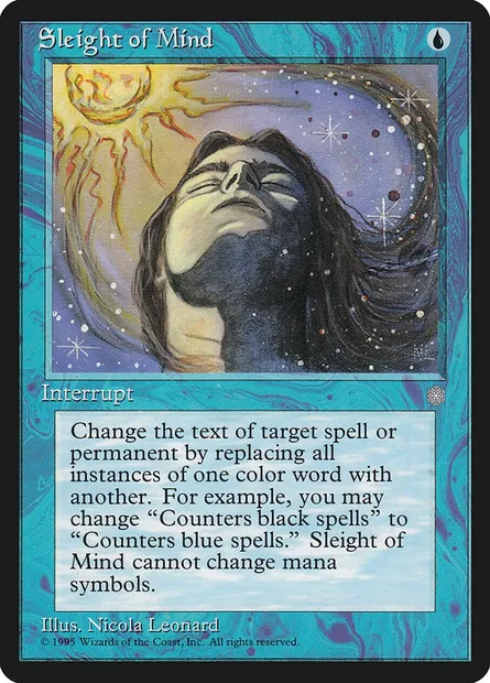Tricherie mentale, carte Magic ICE 99 — extension Ere Glaciaire