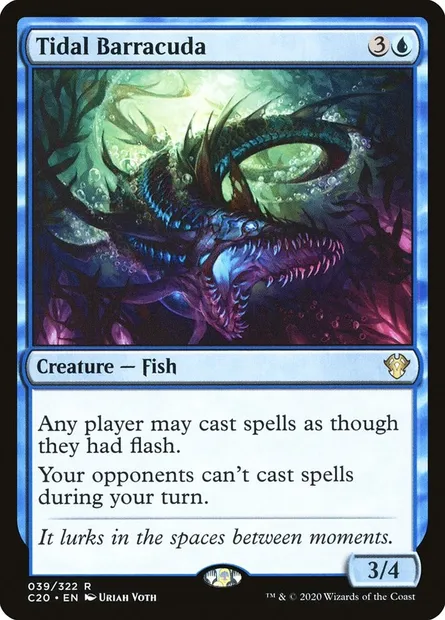 Tidal Barracuda, Magic card C20 39 — Commander 2020 set