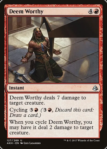 Deem Worthy, Magic card AKH 127 — Amonkhet set