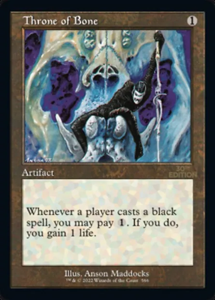 Throne of Bone, Magic card 30A 566 — 30th Anniversary Edition set