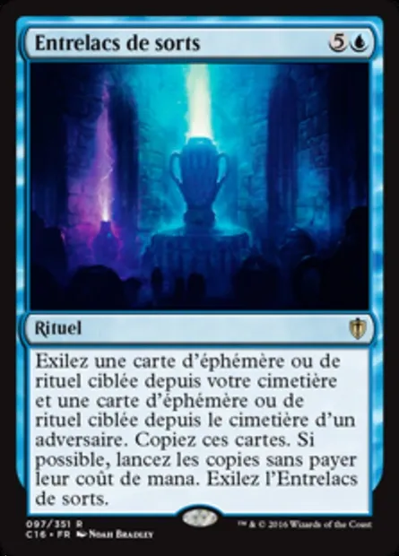 Entrelacs de sorts, carte Magic C16 97 — extension Commander 2016