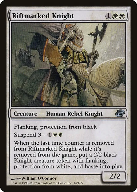 Riftmarked Knight, Magic card PLC 14 — Planar Chaos set