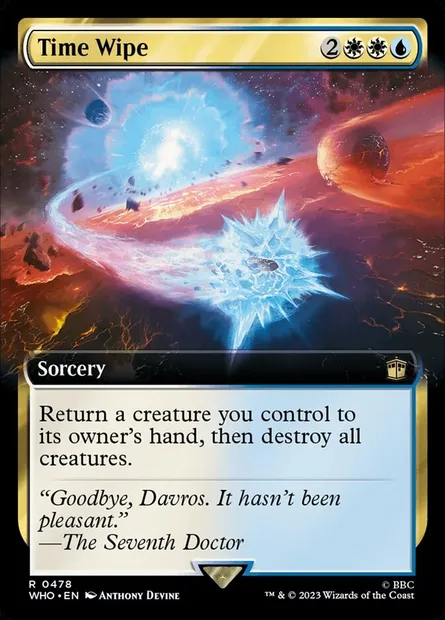 Time Wipe, Magic card WHO 478 — Doctor Who set