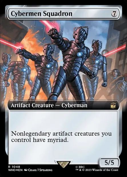 Cybermen Squadron, Magic card WHO 1048 — Doctor Who set