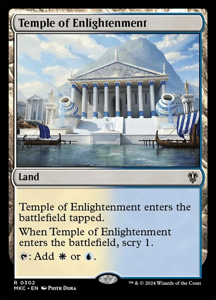 Temple of Enlightenment, Magic card MKC 302 — Murders at Karlov Manor Commander set