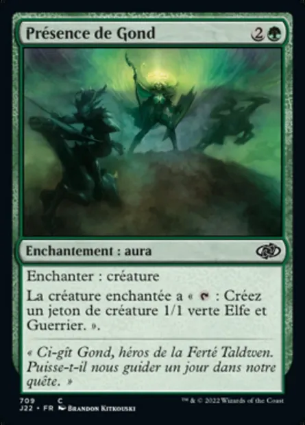 Présence de Gond, carte Magic J22 709 — extension Jumpstart 2022