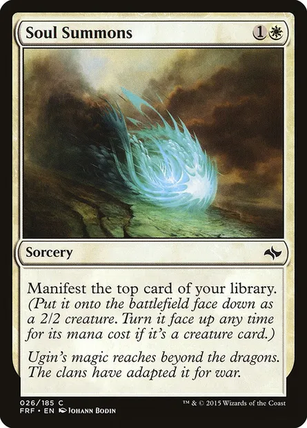 Soul Summons, Magic card FRF 26 — Fate Reforged set