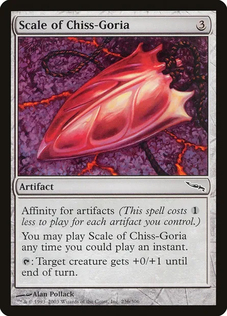 Écaille de Chiss-Goria, carte Magic MRD 236 — extension Mirrodin