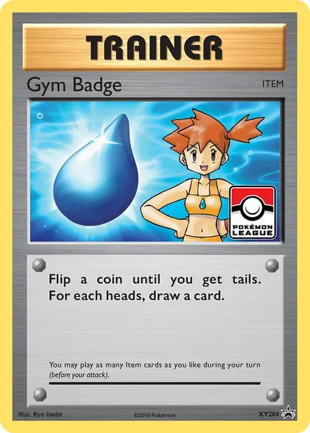 Gym Badge, Pokémon card XY 204 — XY Black Star Promos set