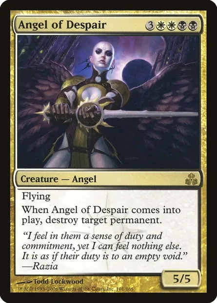 Angel of Despair, Magic card GPT 101 — Guildpact set