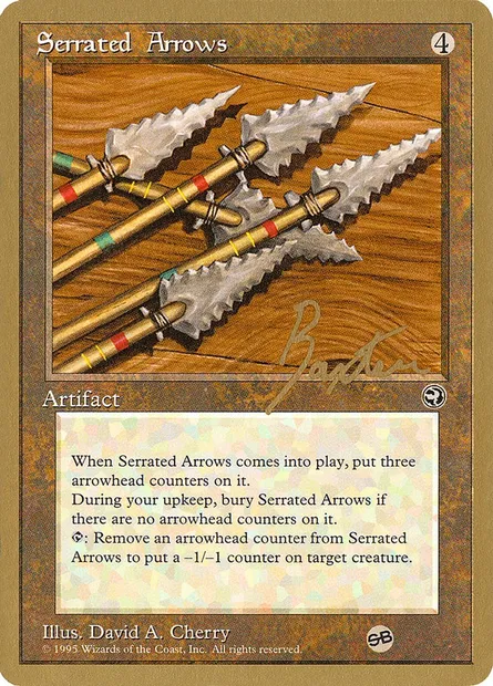 Serrated Arrows, Magic card PTC gb110sb — Pro Tour Collector Set set