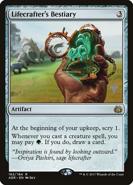 Lifecrafter's Bestiary, Magic card PAER 162p — Aether Revolt Promos set