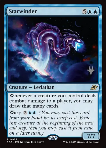 Starwinder, Magic card PEOE 79p — Edge of Eternities Promos set