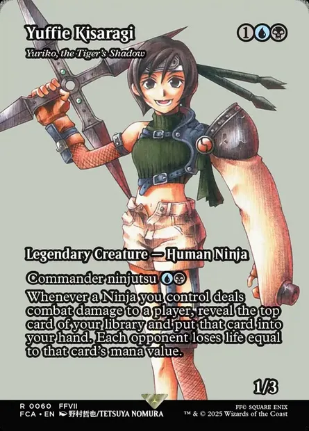 Yuriko, the Tiger's Shadow, Magic card FCA 60 — Final Fantasy: Through the Ages set