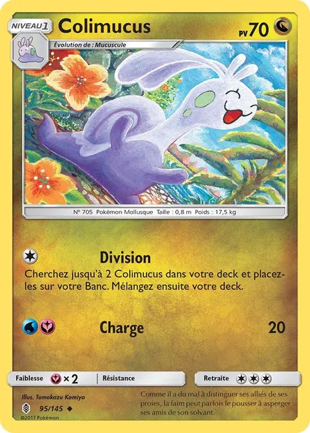 Colimucus, carte Pokémon GRI 95 — extension Gardiens Ascendants