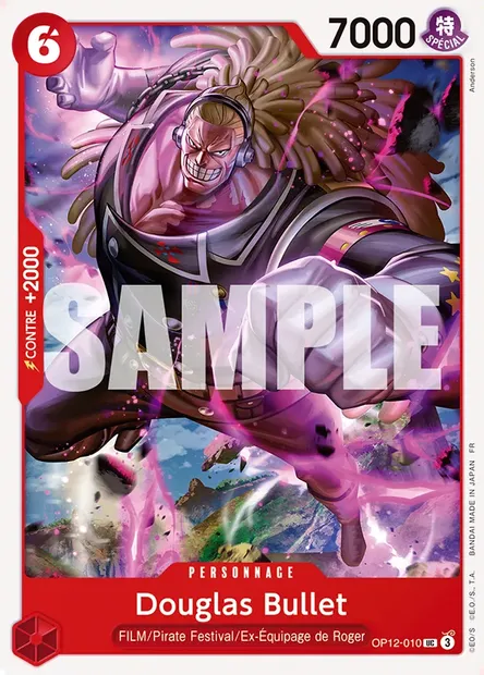 Douglas Bullet, carte One Piece OP12-010 — extension L'HÉRITAGE DU MAÎTRE