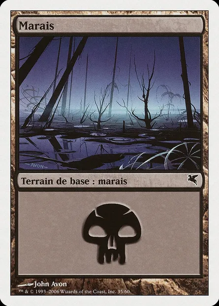 Swamp, Magic card PSAL F35 — Salvat 2005 set