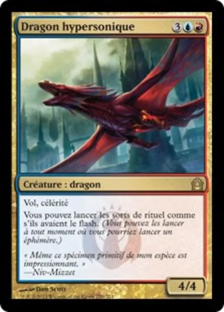 Dragon hypersonique, carte Magic RTR 170 — extension Retour à Ravnica
