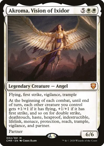 Akroma, Vision of Ixidor, Magic card CMR 2 — Commander Legends set