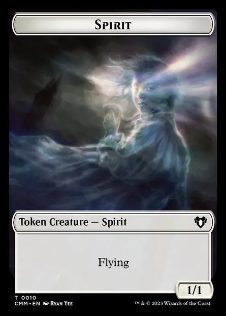 Spirit, Magic card TCMM 10 — Commander Masters Tokens set