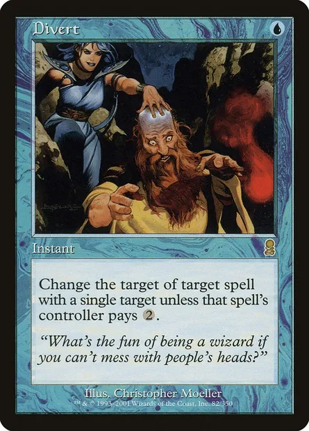 Divert, Magic card ODY 82 — Odyssey set
