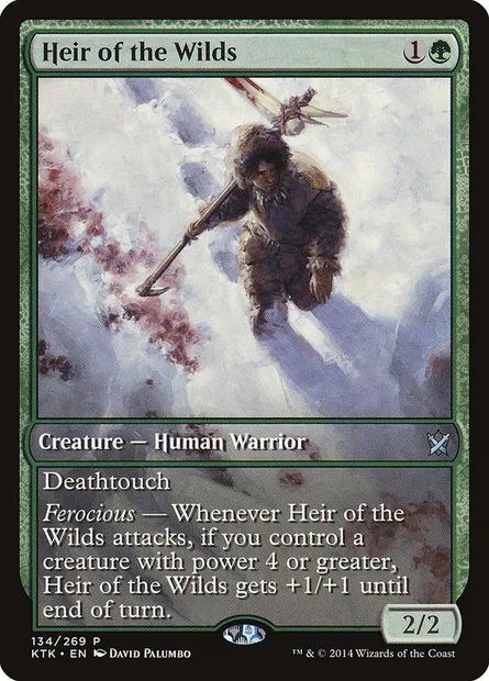 Heir of the Wilds, Magic card PKTK 134 — Khans of Tarkir Promos set