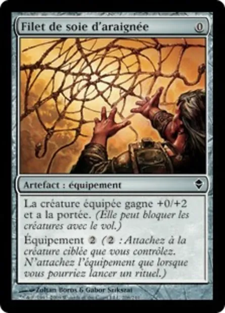 Filet de soie d'araignée, carte Magic ZEN 206 — extension Zendikar