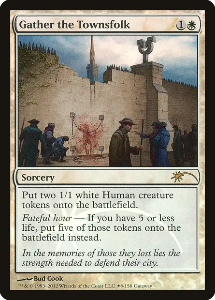 Gather the Townsfolk, Magic card PW12 79 — Wizards Play Network 2012 set
