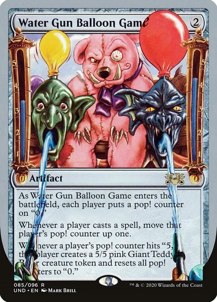 Water Gun Balloon Game, carte Magic UND 85 — extension Unsanctioned