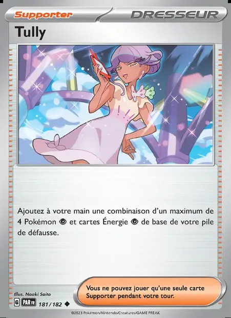 Tully, carte Pokémon PAR 181 — extension Faille Paradoxe