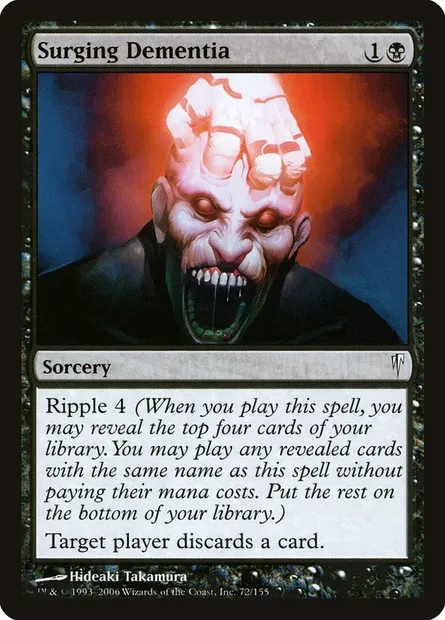 Surging Dementia, Magic card CSP 72 — Coldsnap set